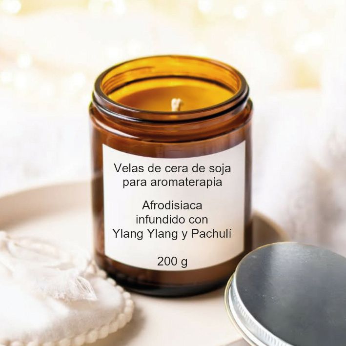 Aromatherapy Soy Wax Candles 200g - Aphrodisiac