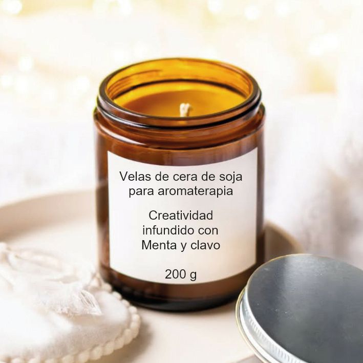 Aromatherapy Soy Wax Candles 200g - Creativity