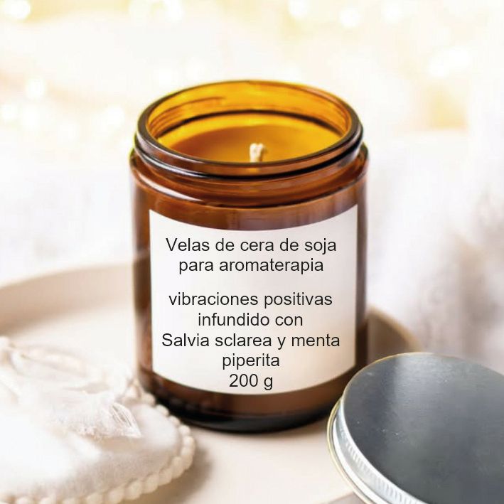 Aromatherapy Soy Wax Candles 200g - Positive Vibes