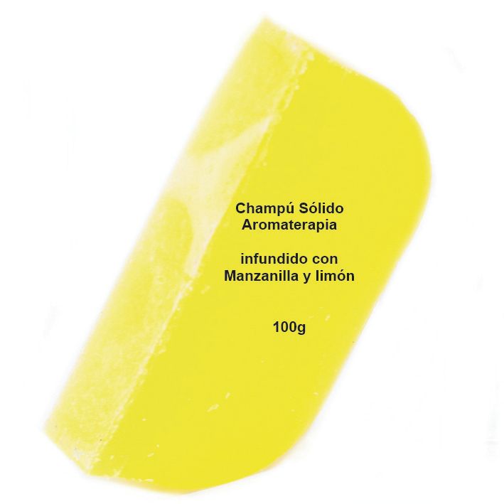 Solid Shampoo with Argan Base 100g - Chamomile and Lemon
