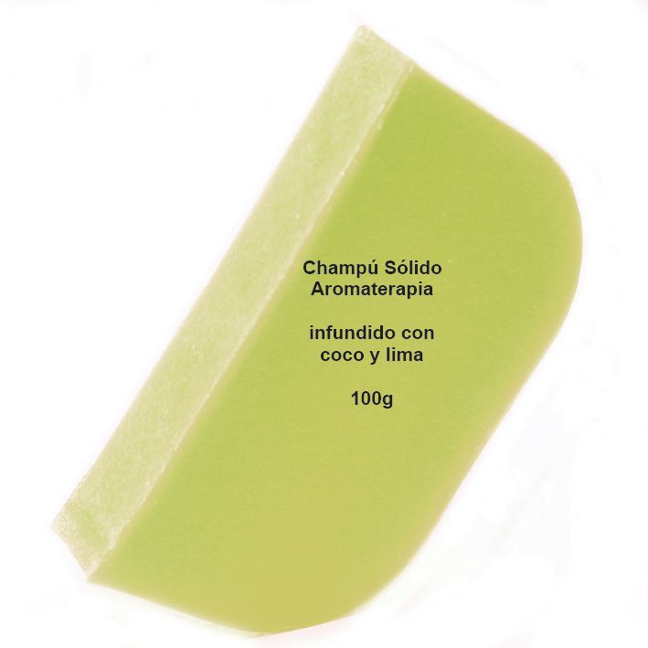 Solid Shampoo with Argan Base 100g - Coconut and Lime