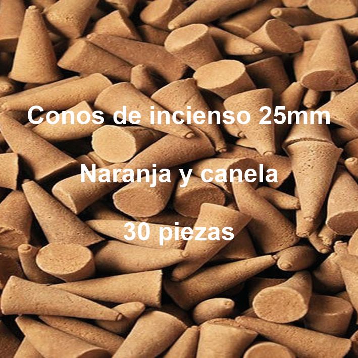 Incense Cones 30pcs - Orange and Cinnamon