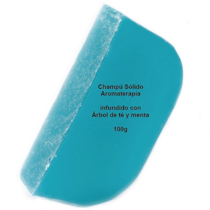Solid Shampoo with Argan Base 100g - Tea Tree and Peppermint