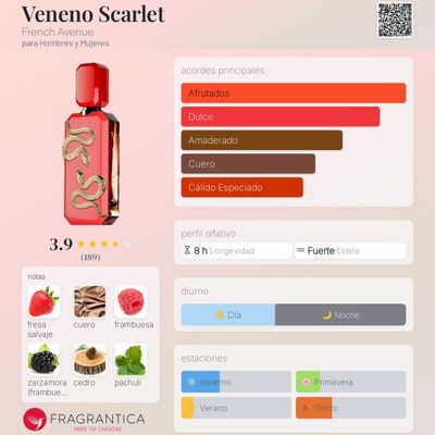 VENENO SCARLET FRENCH AVENUE