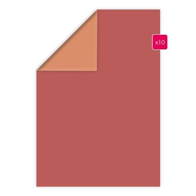 Duopapier A4 ‘Terrakotta - Blush’ (10 Stk.)