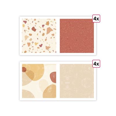 Designpapier ‘Granit’ (8 Stk.)