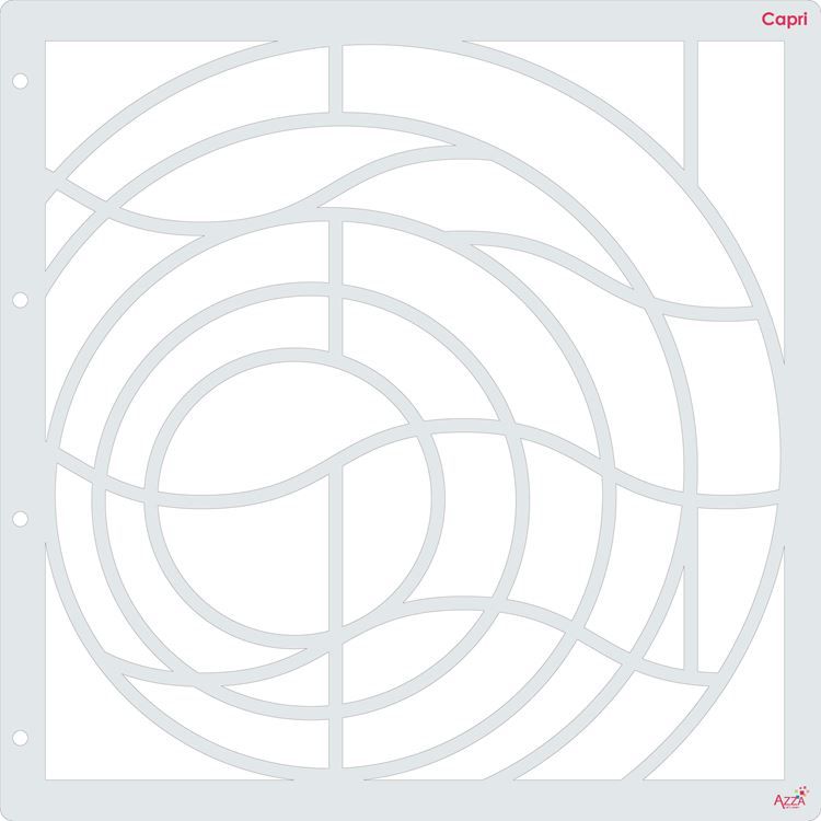 Fotoschablone 30x30 cm 'Capri' (1 Stk.)