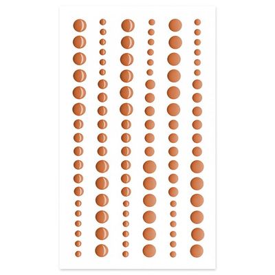 Matte und glänzende Harzperlen 'Blush'