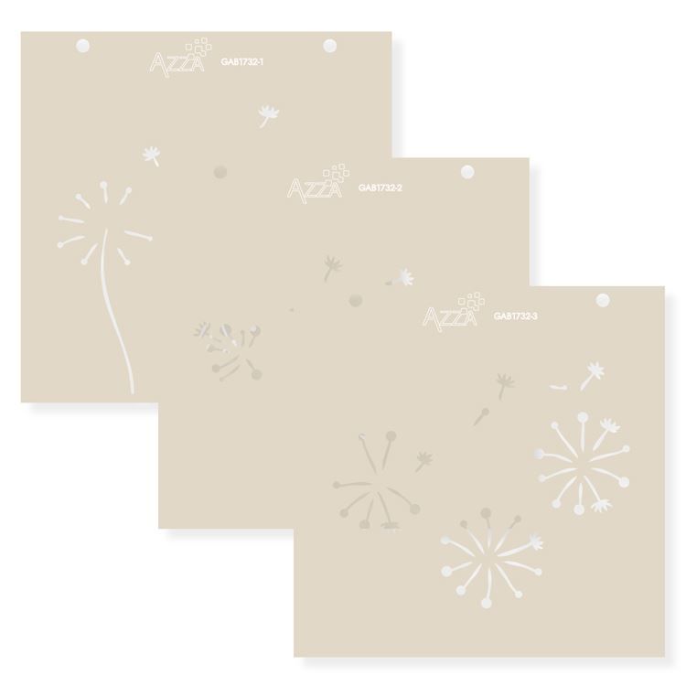 Lagenschablonen ‘Löwenzahn’