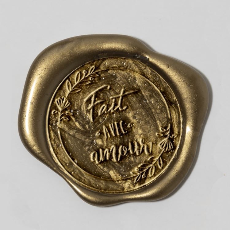 Wachssiegel 'Fait avec amour' 🇫🇷