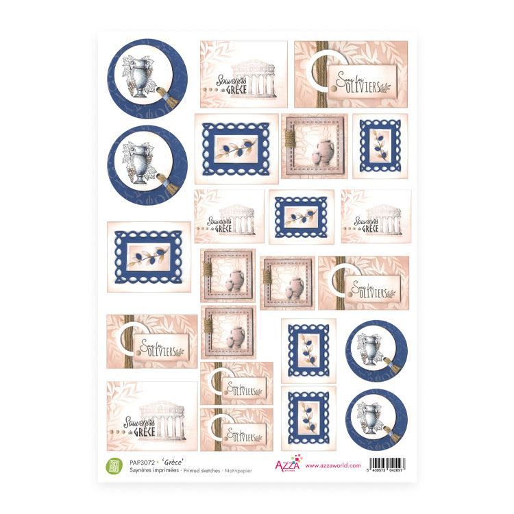 Motivpapier ‘Griechenland’