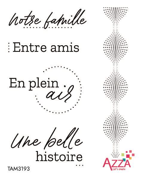 Rubinstempel 'Mots Pointillisme' 🇫🇷