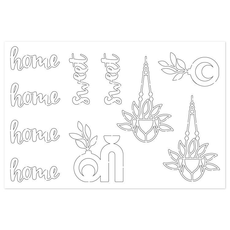 Konturenfiguren ‘Makramee’