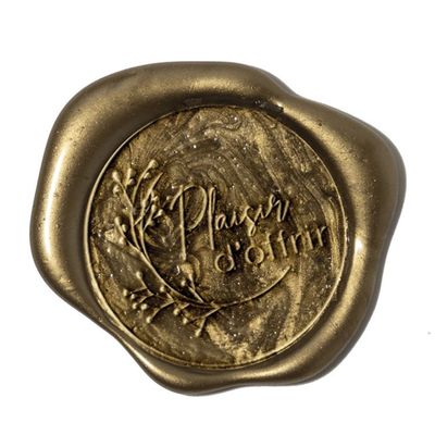 Wachssiegel ‘Freude am Schenken’ (25 mm)