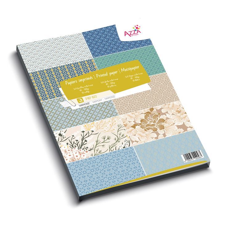 Designpapierblock A4 'Essentiell Harmonie'