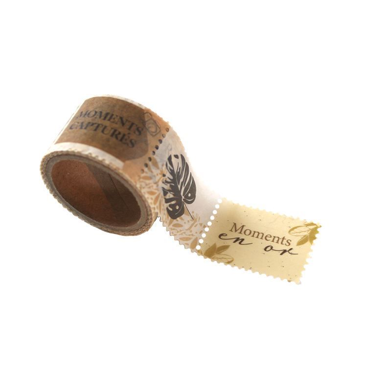 Washi-Tape 25mmx8m 'Briefmarken goldene Momente'