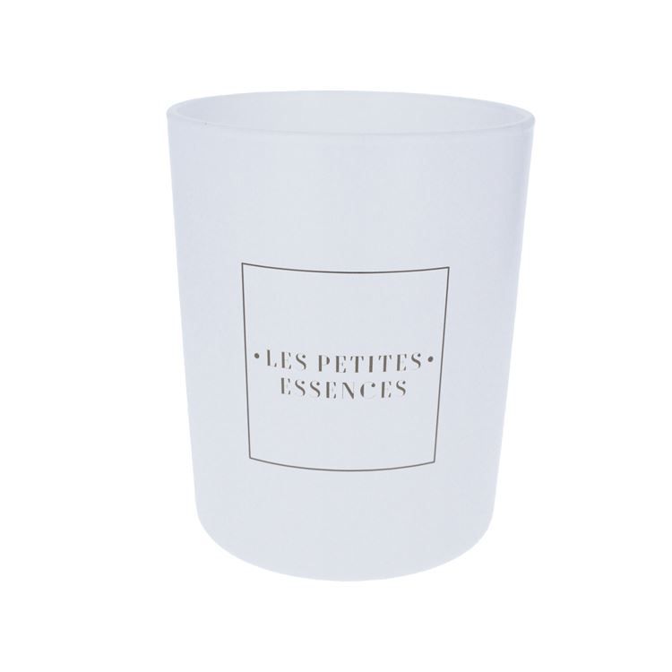 Kerzenglas 180 g - Mattweiß