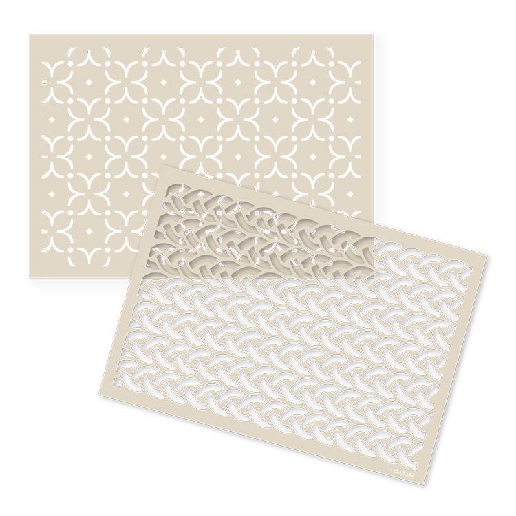 Texturschablonen ‘Makramee’