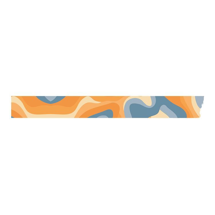 Washi-tape  15mmx8m 'Retro Design'