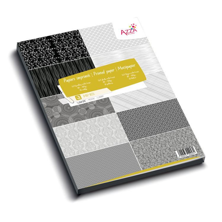 Designpapierblock A4 'Essentiell Lunar'