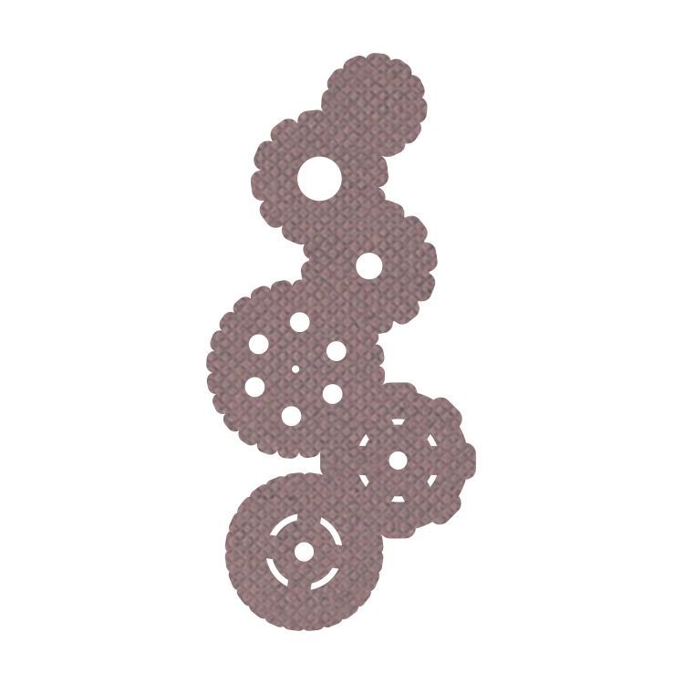 Stanzform ‘Zierstreifen Zahnrad’