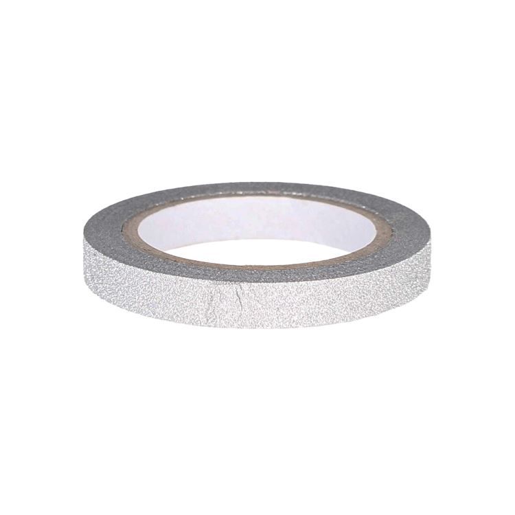Glitzerband 5mmx5m 'Silber'