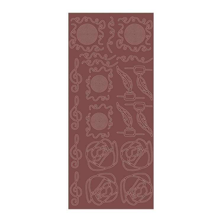 Konturenaufkleber ‘Lyrische Poesie’