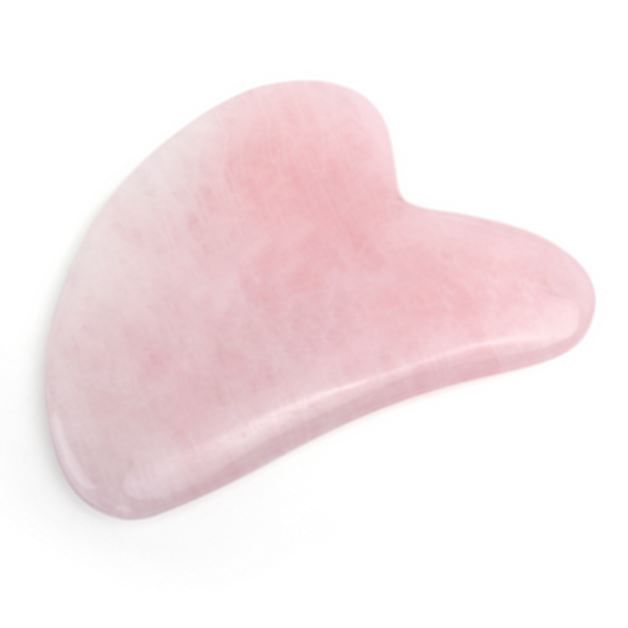 Gua Sha Massagestein – Rosenquarz