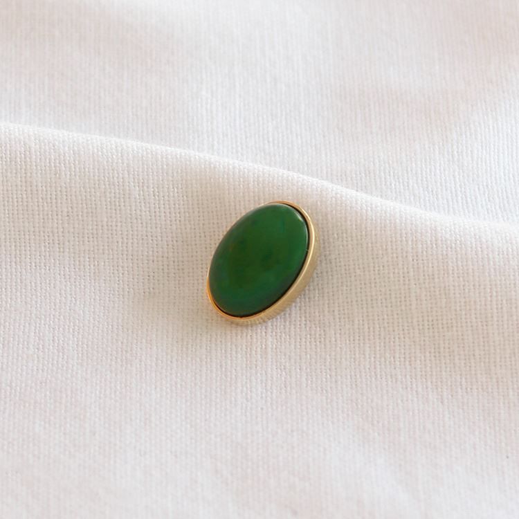 Bouton à visser chrysoprase Do