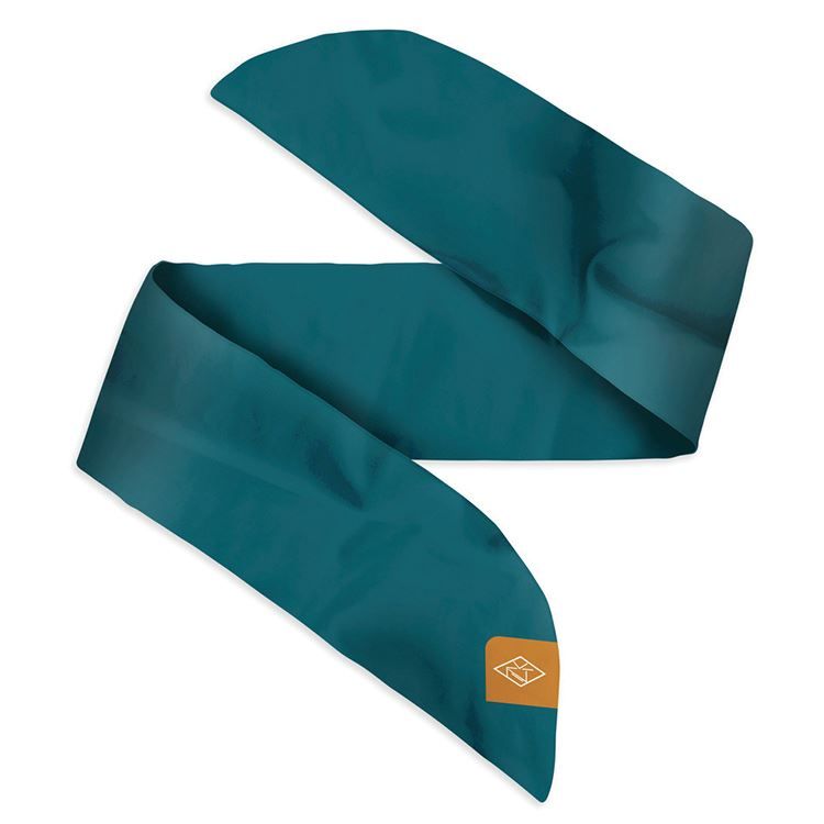 Bracelet en satin uni vert canard