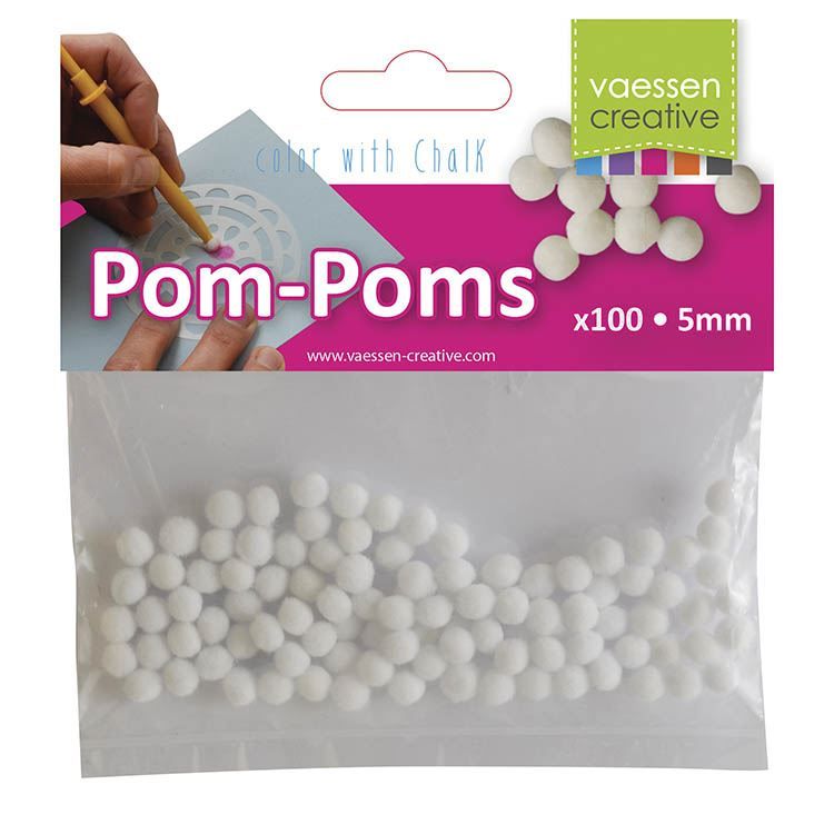 Pompons x 100 - 5mm