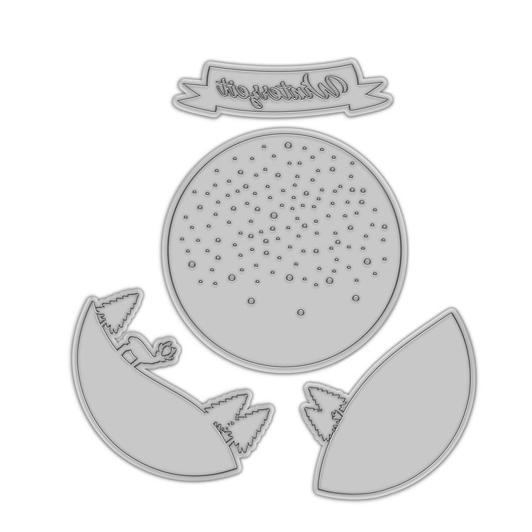 Stanzformen '3D Winterszene'