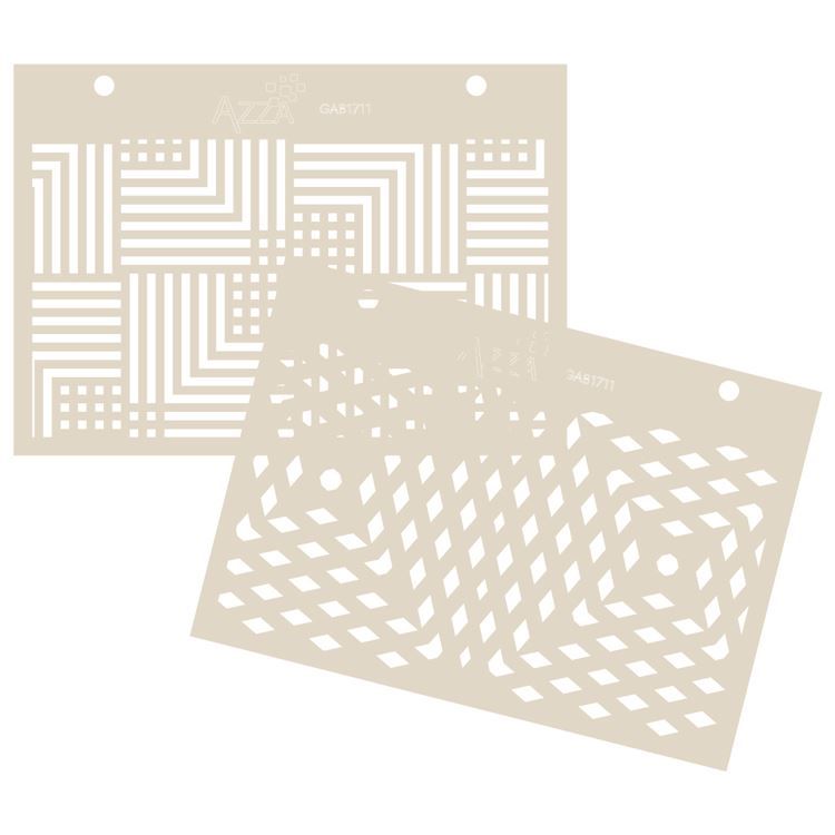 Texturschablonen ‘Geometrische Scherben’