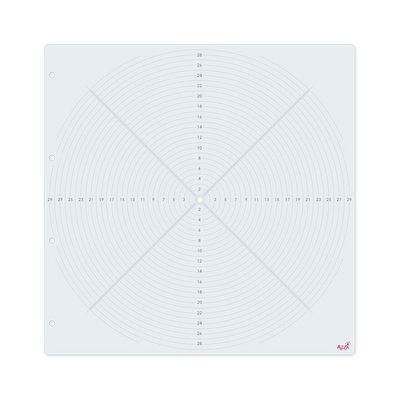 Werkzeugschablone Maxi-Kreisschneider Azza’