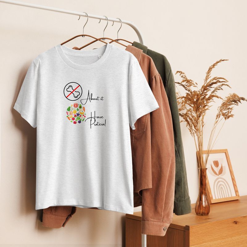 No Bones About It! Women’s organic ribbed neck t-shirt 