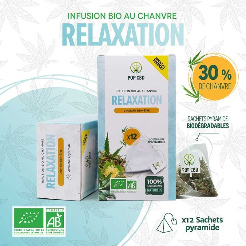INFUSION RELAXATION AU CHANVRE BIO