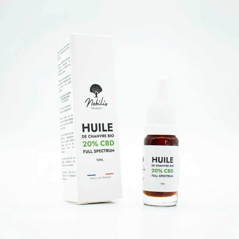 Huile de CBD 20 % Full Spectrum – Nobilis Product