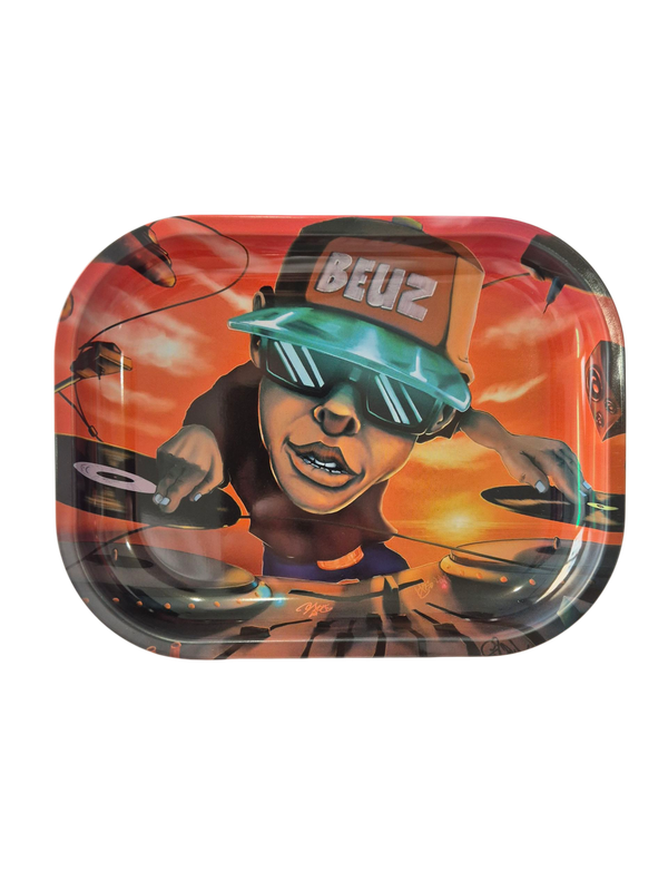 Beuz Rolling Tray DJ Beuz Métal Small 18x14cm
