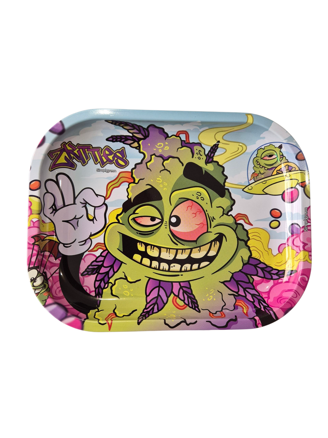 Original Zkittles Small Metal Rolling Tray
