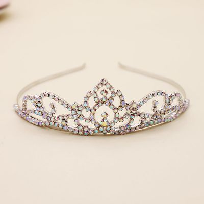 🌈✨ Kindertiara "Regenboog" – Stralend kroontje voor elk prinsesje