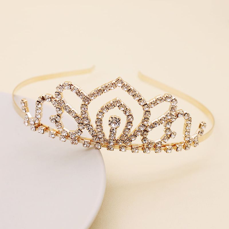 🌞👑 Kindertiara “Zonneschijn” – Gouden prinsessenkroon voor kinderen