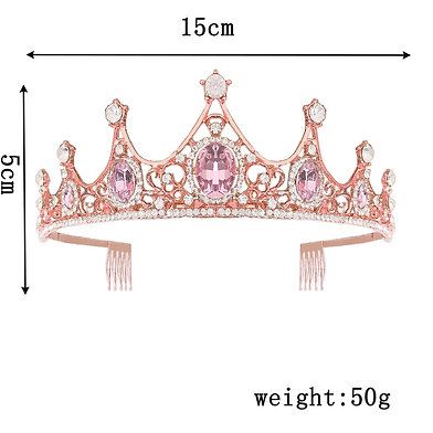Tiara "Sophia" – Elegante tiara voor verjaardag of fotoshoot