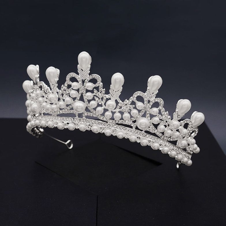 Tiara 'Berenice" – Elegante tiara voor huwelijk of fotoshoot