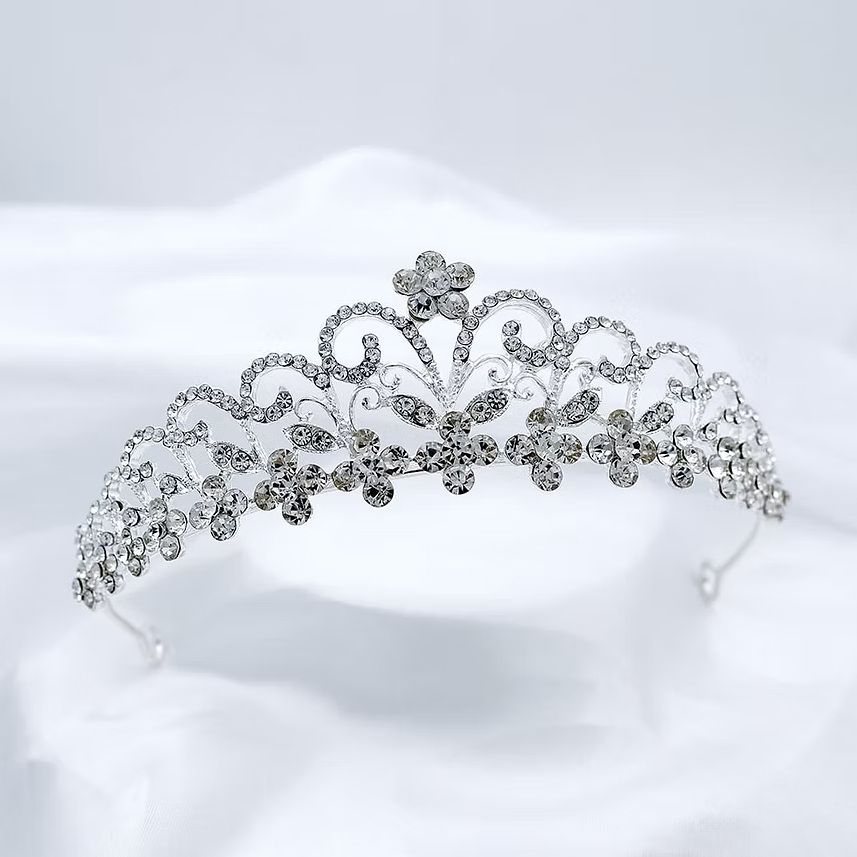 Tiara ''Christina" – Elegante tiara voor huwelijk of fotoshoot