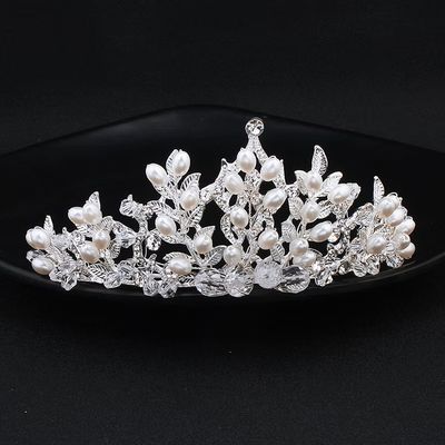 Tiara "Alexandra" – romantische tiara voor huwelijk of fotoshoot