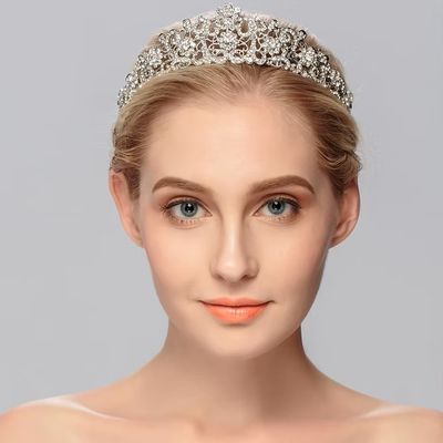 Tiara Tiara "Georgiana" – Elegante tiara voor huwelijk of fotoshoot