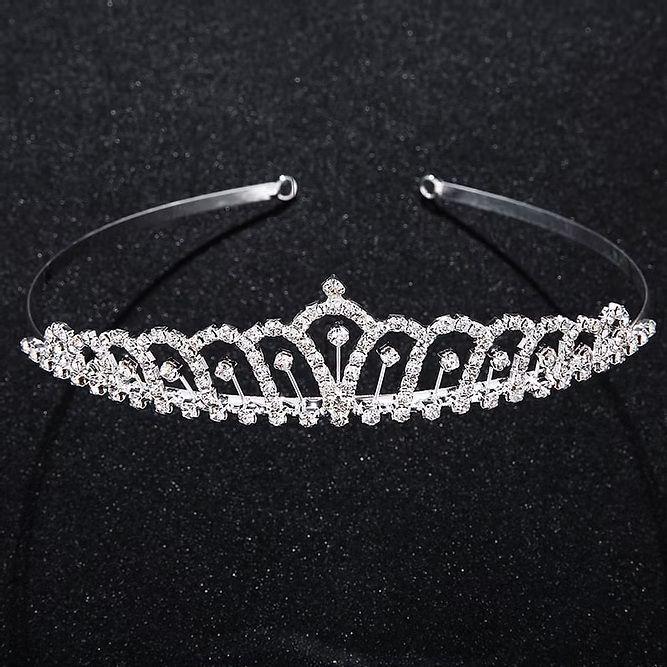 Tiara "Isabella" – Elegante tiara voor communie, lentefeest of huwelijk