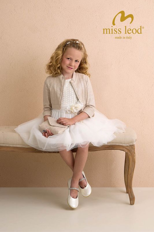 Jurk “Suzy” – Elegante Miss Leod feestjurk voor communie, lentefeest, vormsel of huwelijk