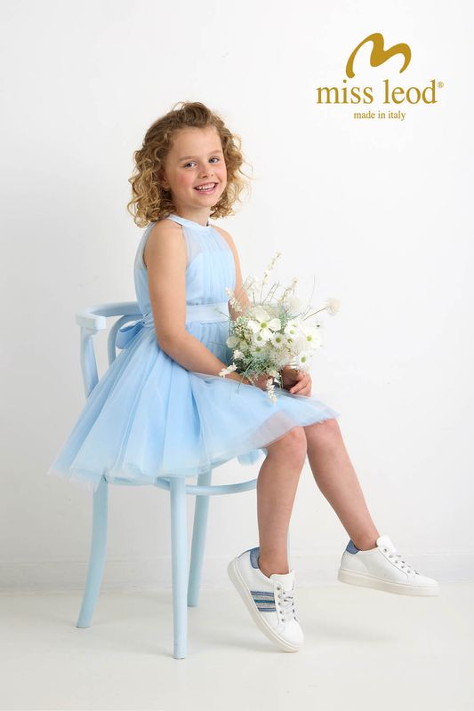 Jurk “Mila” – Elegante Miss Leod feestjurk voor communie, lentefeest, vormsel of huwelijk