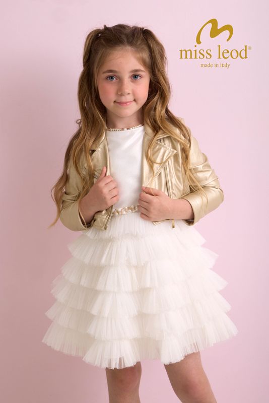 Jurk "Emma” – Elegante Miss Leod feestjurk voor communie, lentefeest, vormsel of huwelijk